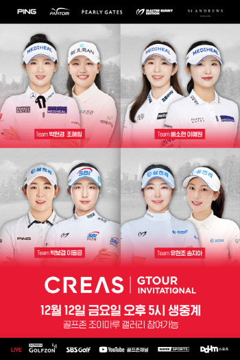 박현경, 이예원, 배소현 등 스크린 나들이..12일 골프존 샷대결