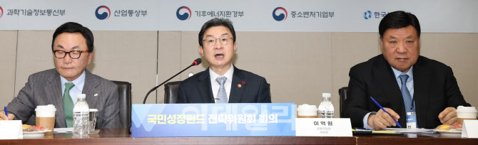 이억원 위원장, 국민성장펀드 전략위원회 발언 