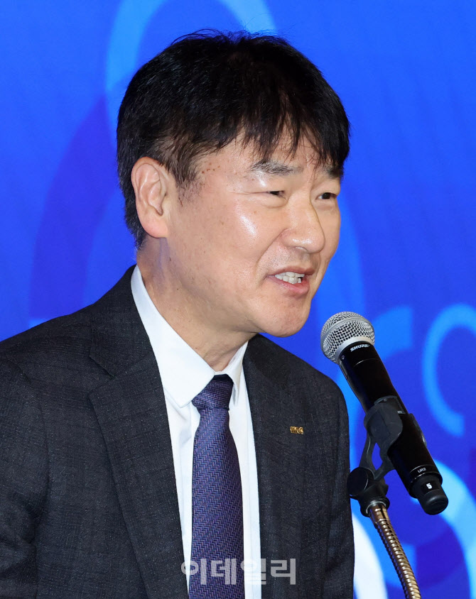 공항BIM 정책포럼에서 축사하는 박재희 한국공항공사 사장직무대행                                                                                                                                    