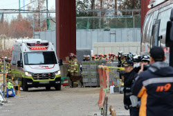 `광주 도서관 붕괴` 시공사 압수수색, 관계자 출국금지…수사 속도(종합)