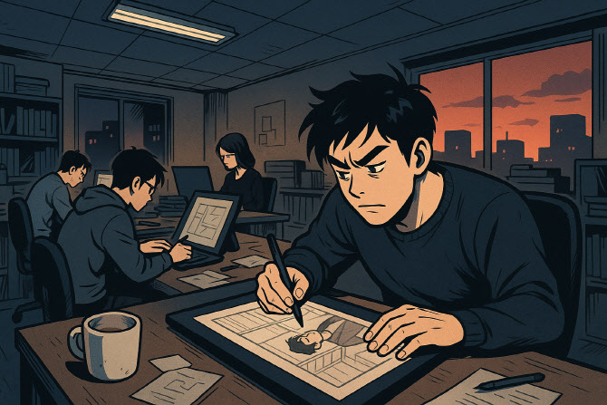 "마감 압박 끝"...웹툰 제작 시간 '절반'으로 줄인 이 기술[AI침투보... - 뉴스 썸네일 이미지