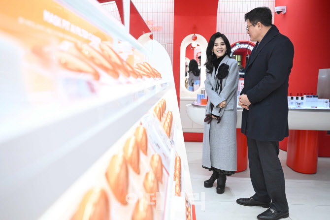 이부진 한국방문의해위원회 위원장, 2026 코리아그랜드세일 현장 점검                                                                                                                                 