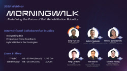 큐렉소, 보행재활로봇 ‘모닝워크’ 글로벌 웨비나 개최