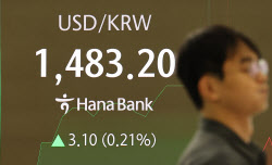 "사면 오르는 시장"…환율, 1484원대까지 올라