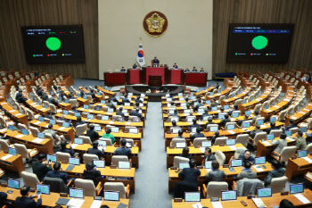 [속보]내란전담재판부법, 與 주도로 본회의 통과