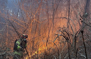 경북 의성 대형산불, 주불 진화…“야간에 잔불 정리”