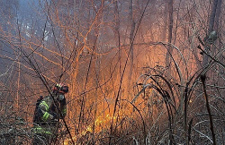 경북 의성 대형산불, 주불 진화…“야간에 잔불 정리”