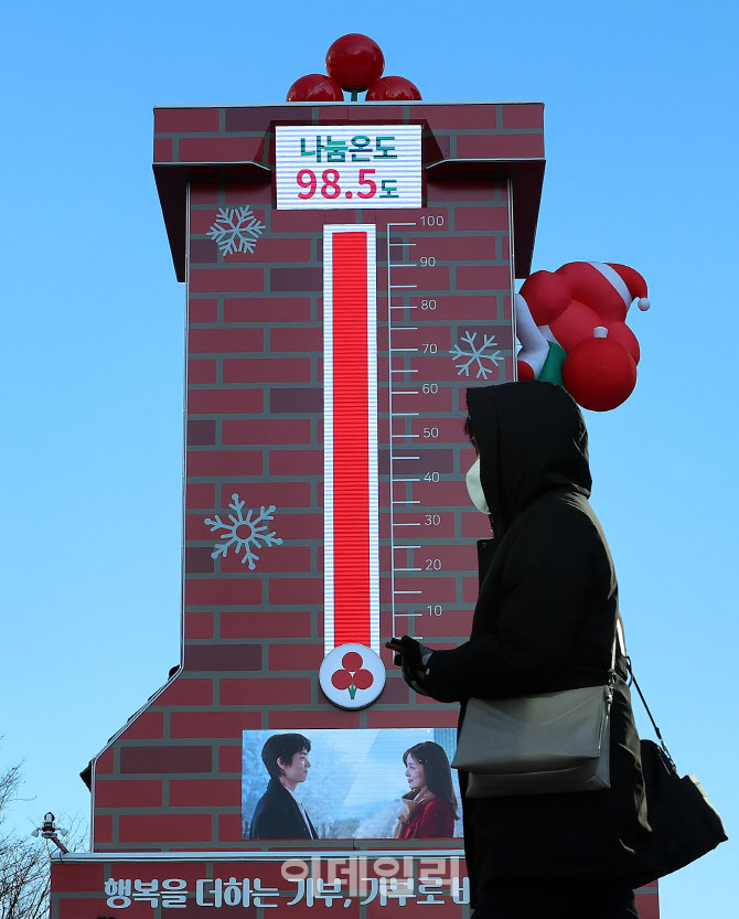 사랑의열매 모금 온도, 목표 달성 눈앞                                                                                                                                                              