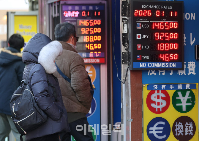 [포토]새해 들어 환율 상승 흐름