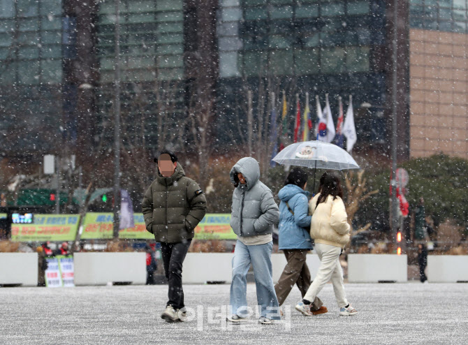  눈내리는 서울                                                                                                                                                                                    