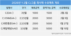 [마켓인]CJ, 최대 1500억 회사채 발행…계열사까지 ‘연초 러시’