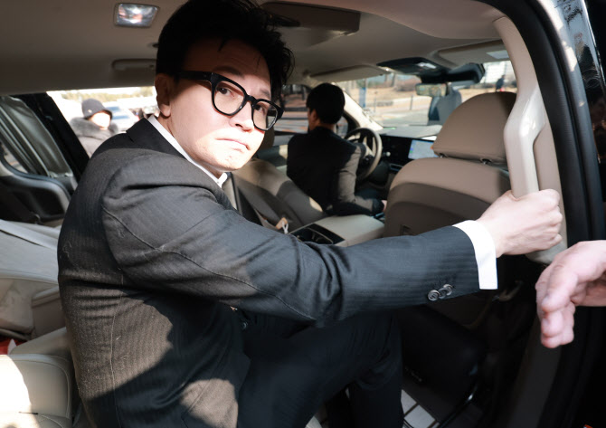 기자회견 마친 한동훈 전 대표                                                                                                                                                                      