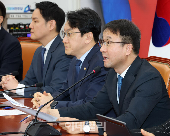 한병도 원내대표, 더불어민주당 정책조정회의 주재                                                                                                                                                   