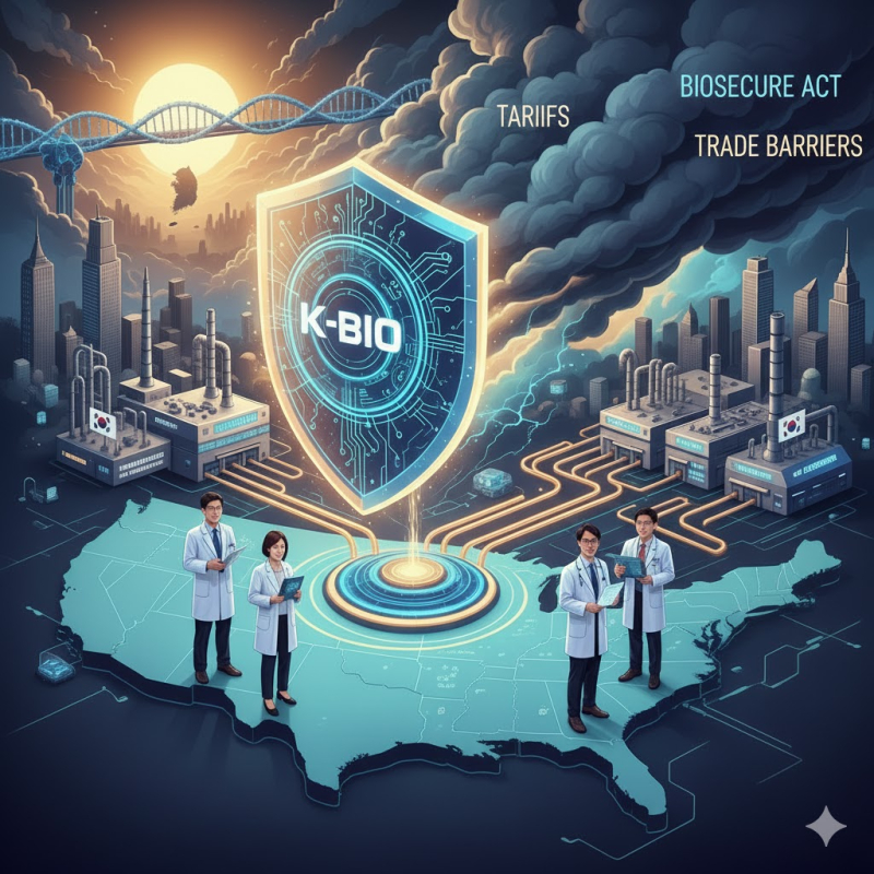"관세·생물보안법 반사이익 기대감"...K바이오, 美 현지 진출 - 뉴스 썸네일 이미지