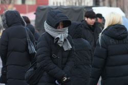 [포토]역대급 한파 속 출근길                                                                                                                                                                             