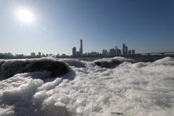 [포토]한파 불어닥친 한강                                                                                                                                                                                