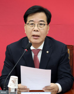 [포토]송언석 국민의힘 원내대표, 최고위원회의 주재                                                                                                                                                       