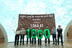 [포토] 코스닥 , 천스닥 시대 진입                                                                                                                                                                        