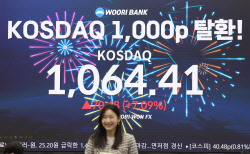 '천스닥' 회복한 코스닥, 하루만에 7%↑…코스피는 4949선 후퇴