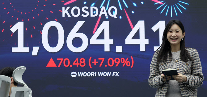 코스닥, 4년 만에 '천스닥' 회복…이차전지가 끌고 바이오가 밀고