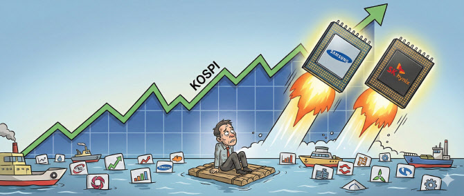 "이러니 내 종목 안오르지"…삼전·하닉 전체 시총 33% 차지