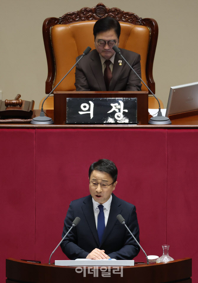 한병도, '교섭단체 대표연설'                                                                                                                                                             