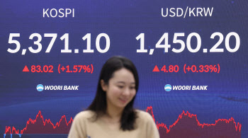 美 기술주 조정 비켜간 코스피…삼성전자 시총 1천조 돌파(종합)