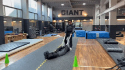 숨이 턱, 손가락 덜덜…`아이언맨`도 진땀 뺀 경찰 체력시험[르포]