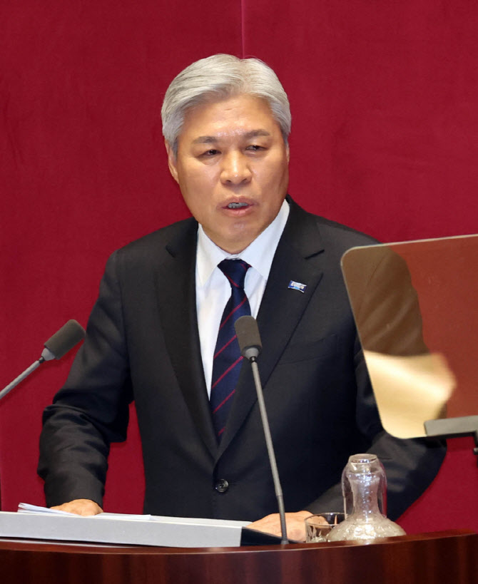 서왕진, '비교섭단체 대표연설'                                                                                                                                                           