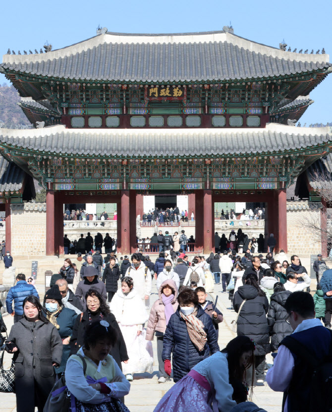 설 연휴 마지막날, 고궁 나들이 