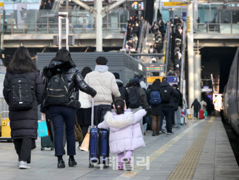 "자주 찾아봬야죠"…아쉬운 설 귀경길, 손에는 선물 가득