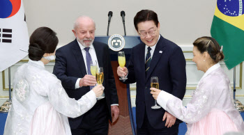 李, 룰라와 만찬…“우리 기업도 양국 관계 핵심 축”