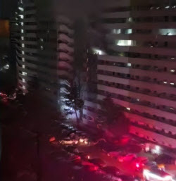 서울 강남 은마아파트 화재 1시간 20분만 완진...1명 사망·3명 부상