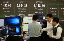 숨고르는 코스피…뉴욕증시 약세에 하락 전환