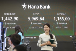코스피, 역대 최고치인 5969.64 마감…·'6000피' 눈앞