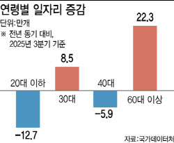 AI發 취업난…20대 일자리 12만개 줄었다