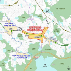 봉천·서울대입구역 일대, 용적률 800%·최고 150m 개발 여건 마련