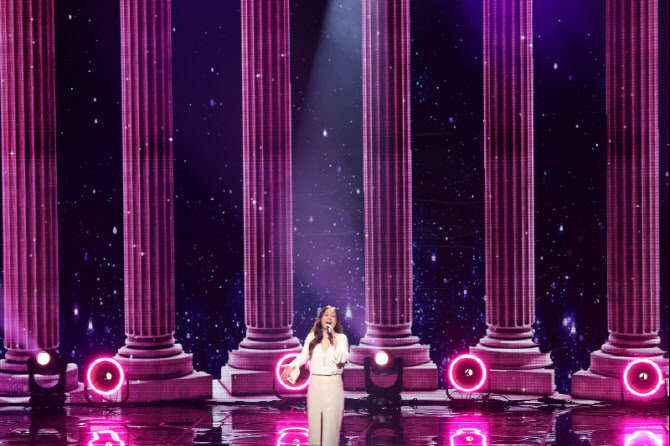 박정현, 일자리 창출 응원 콘서트에서 무대                                                                                                                                                          