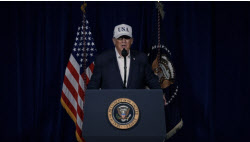 트럼프 “이란 정권 위협 제거할것…핵무기 보유 못해”(상보)