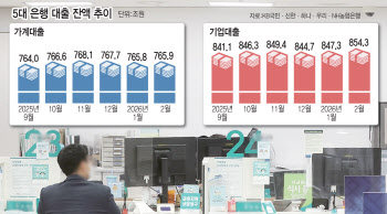 두달만에 약 10조 늘어난 기업대출…가계대출은 사실상 '스톱'