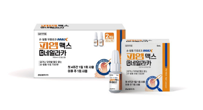 경남제약, 테르비나핀 성분 손·발톱 무좀 치료제 ‘피엠맥스네일라카’ 출시