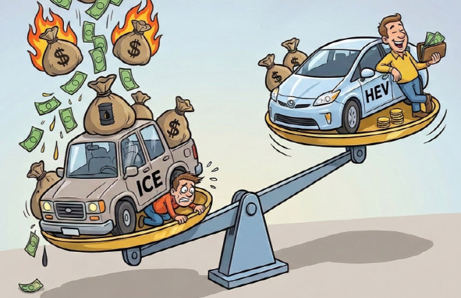 또 오르는 기름값 공포...'역시 하이브리드가 정답' - 뉴스 썸네일 이미지