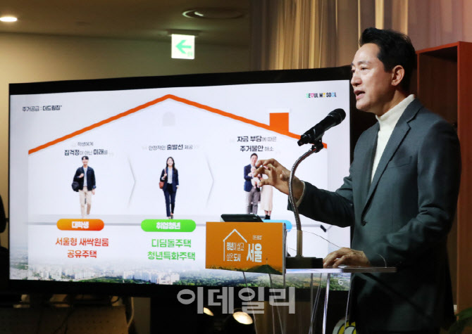  오세훈 시장, 청년 주거안정대책 발표                                                                                                                                                              