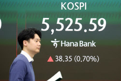 코스피, 기관 순매수세 속 1%대 강세...코스닥은 약세