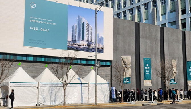 운서역 푸르지오 더 스카이 2차, 평균 4.84대 1 경쟁률