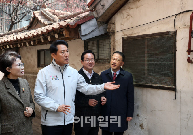  장기전세주택 현장 찾은 오세훈 시장                                                                                                                                                               