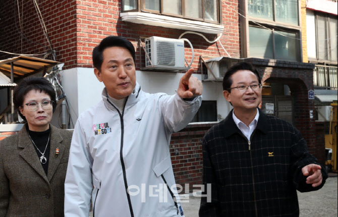  현장 점검하는 오세훈 서울시장                                                                                                                                                                    