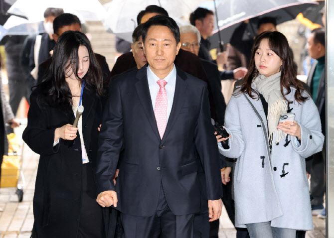 오세훈 서울시장, 정치자금법 위반 혐의 2차공판 출석                                                                                                                                                