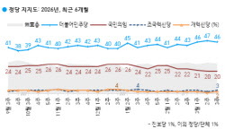 민주 46% 국힘 20%…'호르무즈 파병' 찬성 30%·반대 55% [한국갤럽]