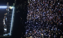 `BTS 컴백` 광화문, 4만 4000명 모였다…큰 혼란 없이 시작